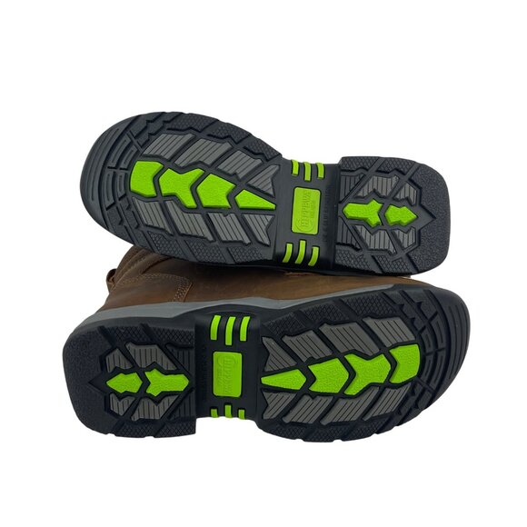 Chippewa Steel Toe Work Boots Size 10D Brown Leather - Picture 8 of 8